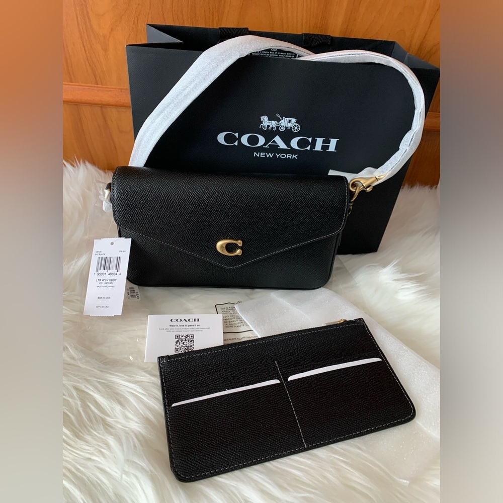 BNWT COACH BLK Wyn Crossbody Bag🖤🧡
Brand New / Giftable Condition w/ pap… - Picture 3 of 16